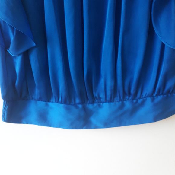 Sash Flutter Sleeve Blouse Sz S - Picture 5 of 6